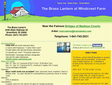 Tablet Screenshot of brasslantern.com